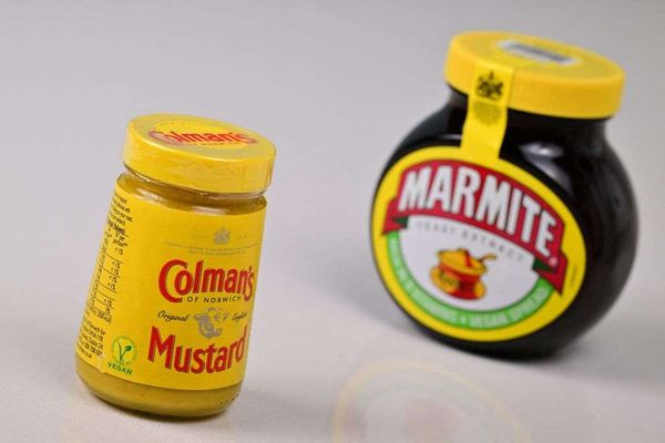 Unilever food brands Colman's mustard and Marmite