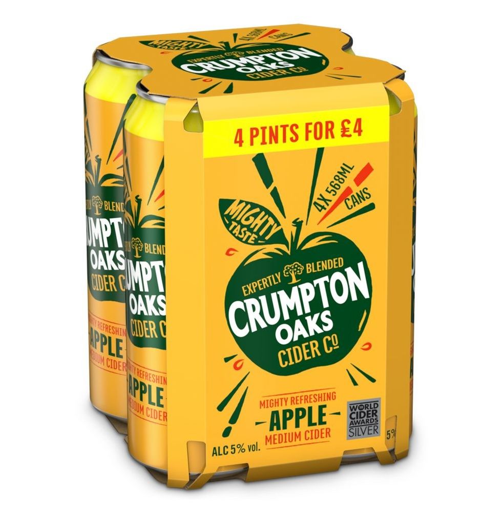 VA42849 34588 Crumpton Oak Apple Medium Cider 4 x 568ml