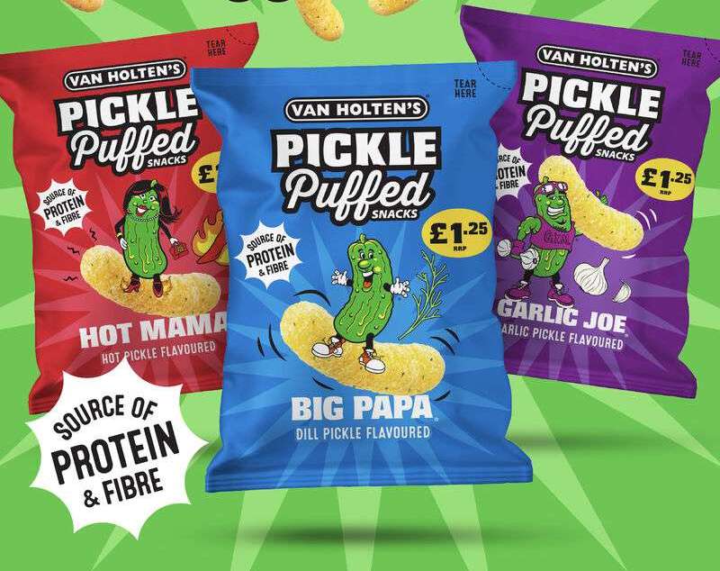 Van Holten’s new Pickle Puffed Snacks