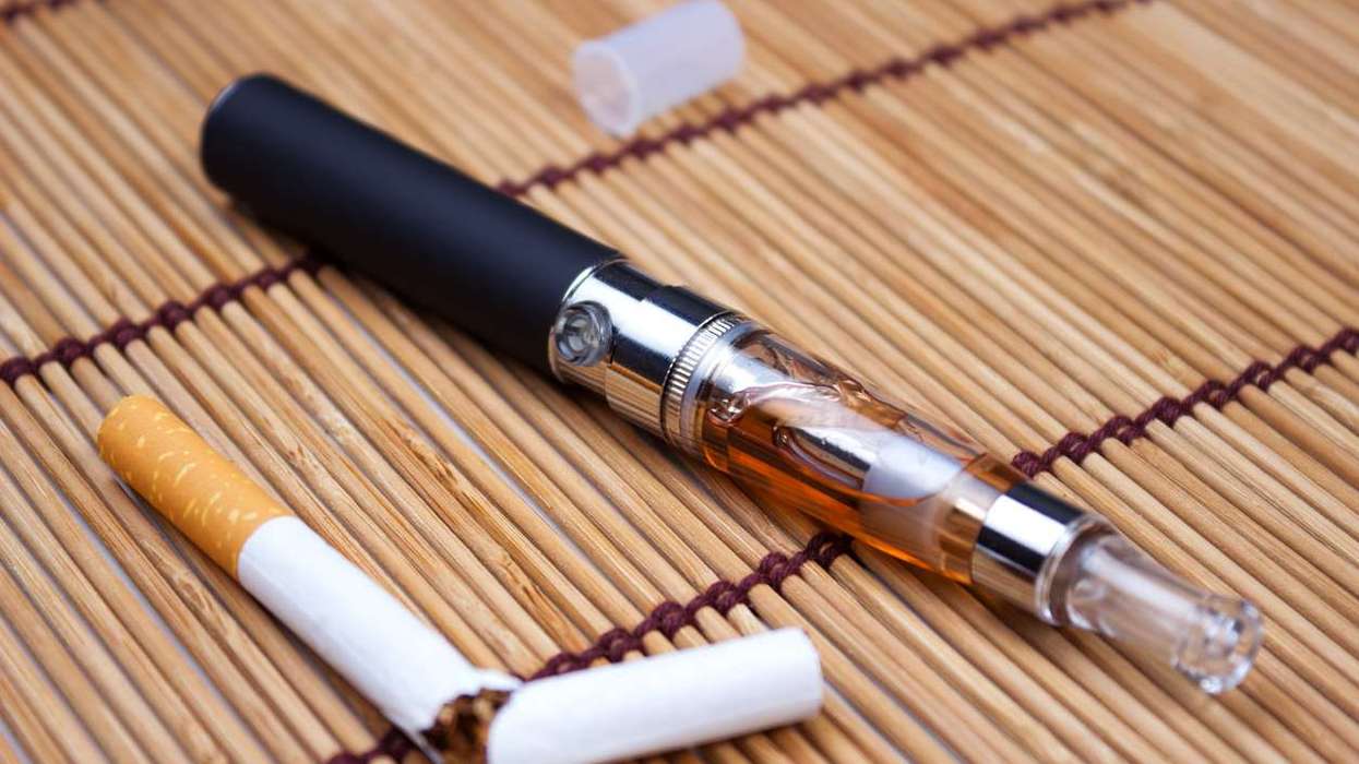 Vape and cigarette
