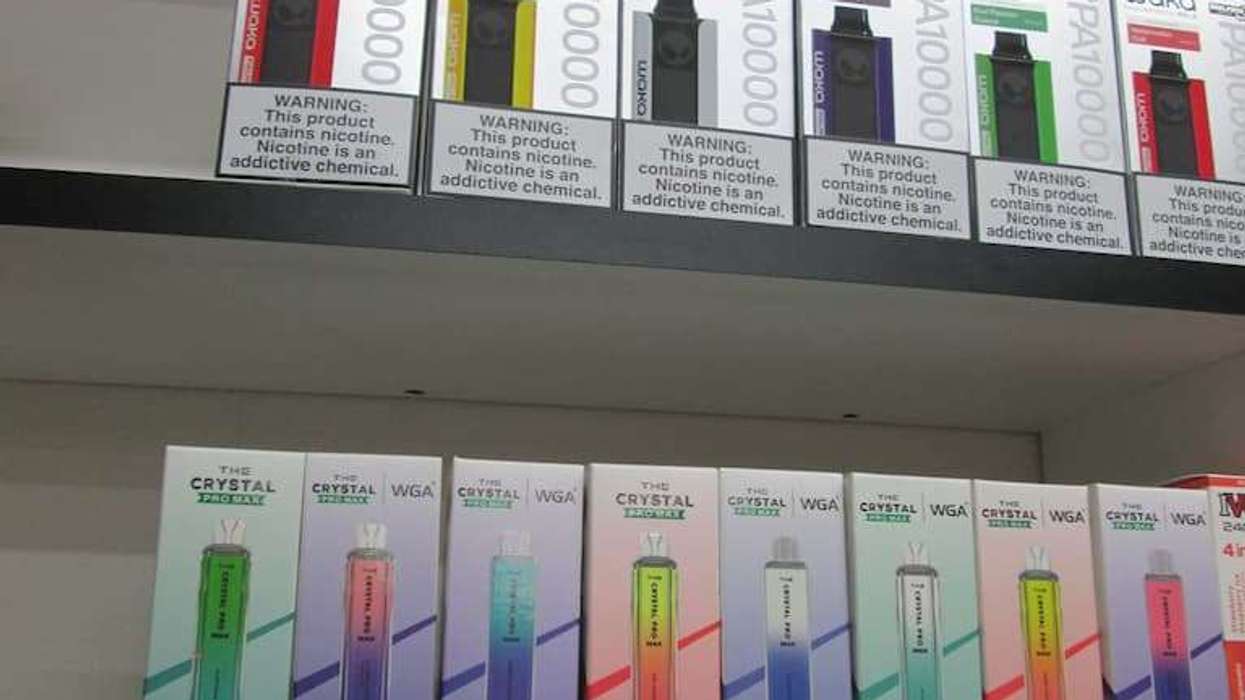Vapes seized from a store in Barton-upon-Humber