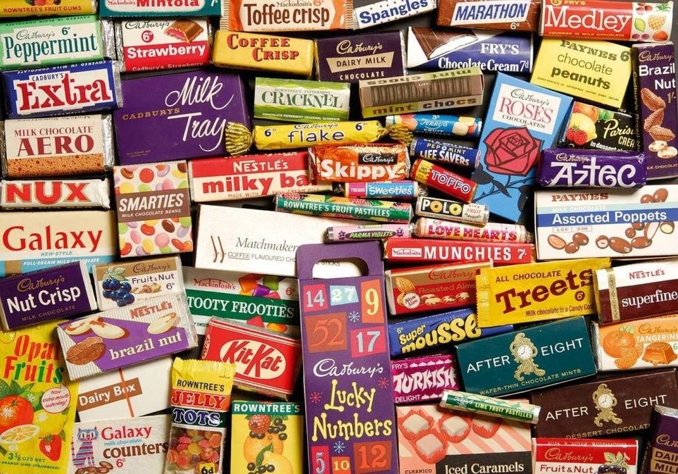 Vintage confectionery brands