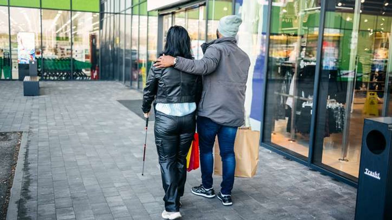 visually impaired food shopping challenges