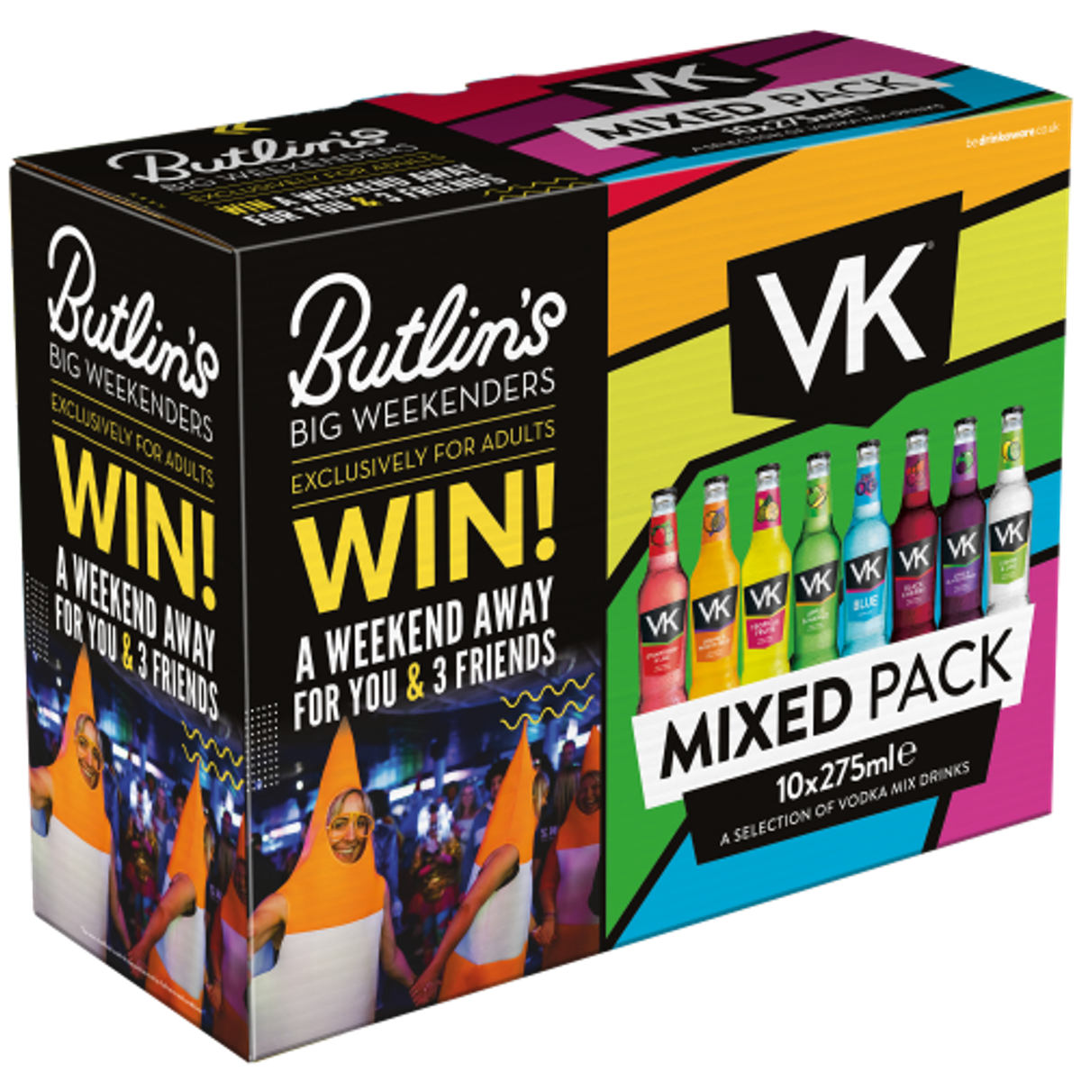 VK Butlin’s Big Weekenders promotion
