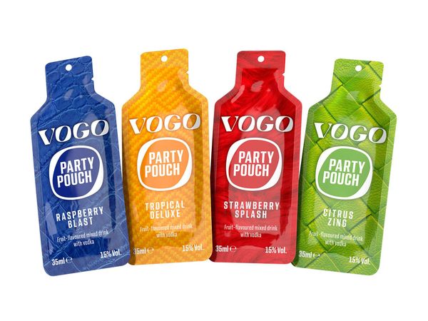 VOGO premixed vodka shots