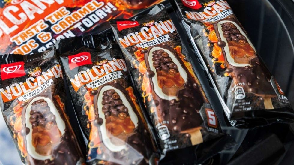 Volcanix ice cream stick