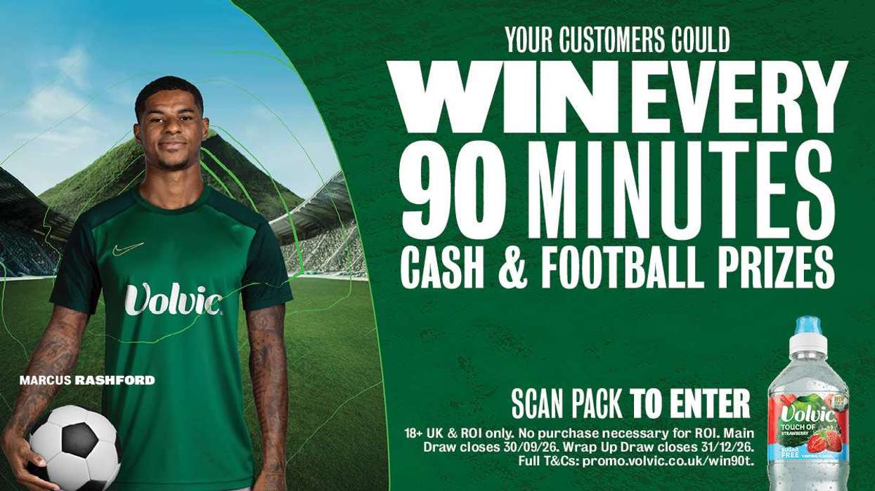 Volvic has signed up Marcus Rashford as its newest brand ambassador