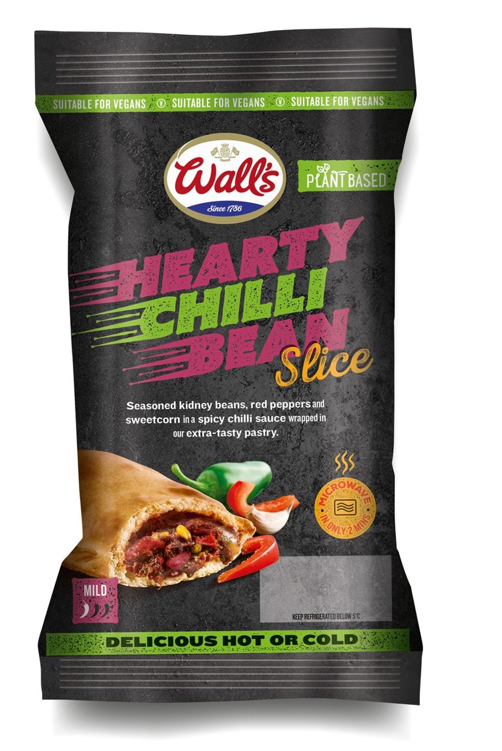 Walls Pastry Hearty Chilli Bean Slice