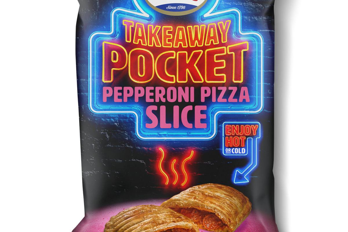 Wall’s Takeaway Pockets range featuring Cheeseburger, Pizza, and Bombay Curry flavours