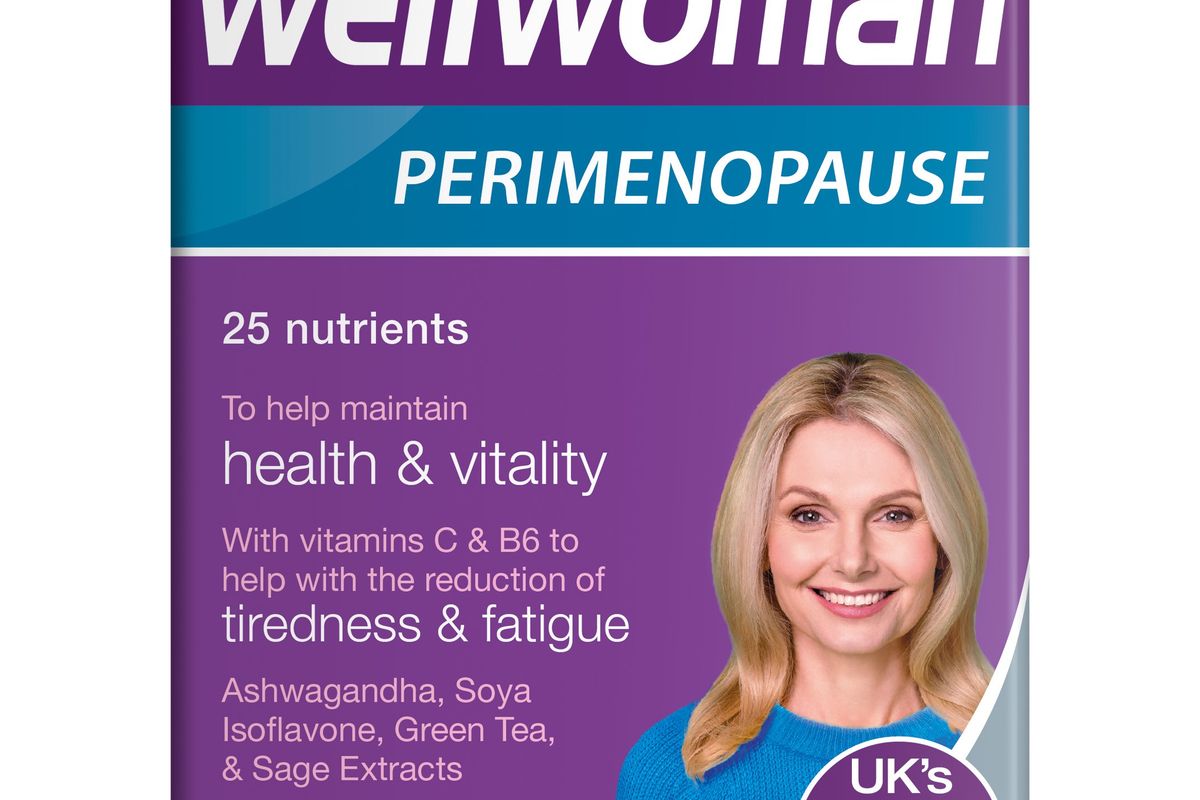 Wellwoman Perimenopause tablets by Vitabiotics for hormone and energy support for women