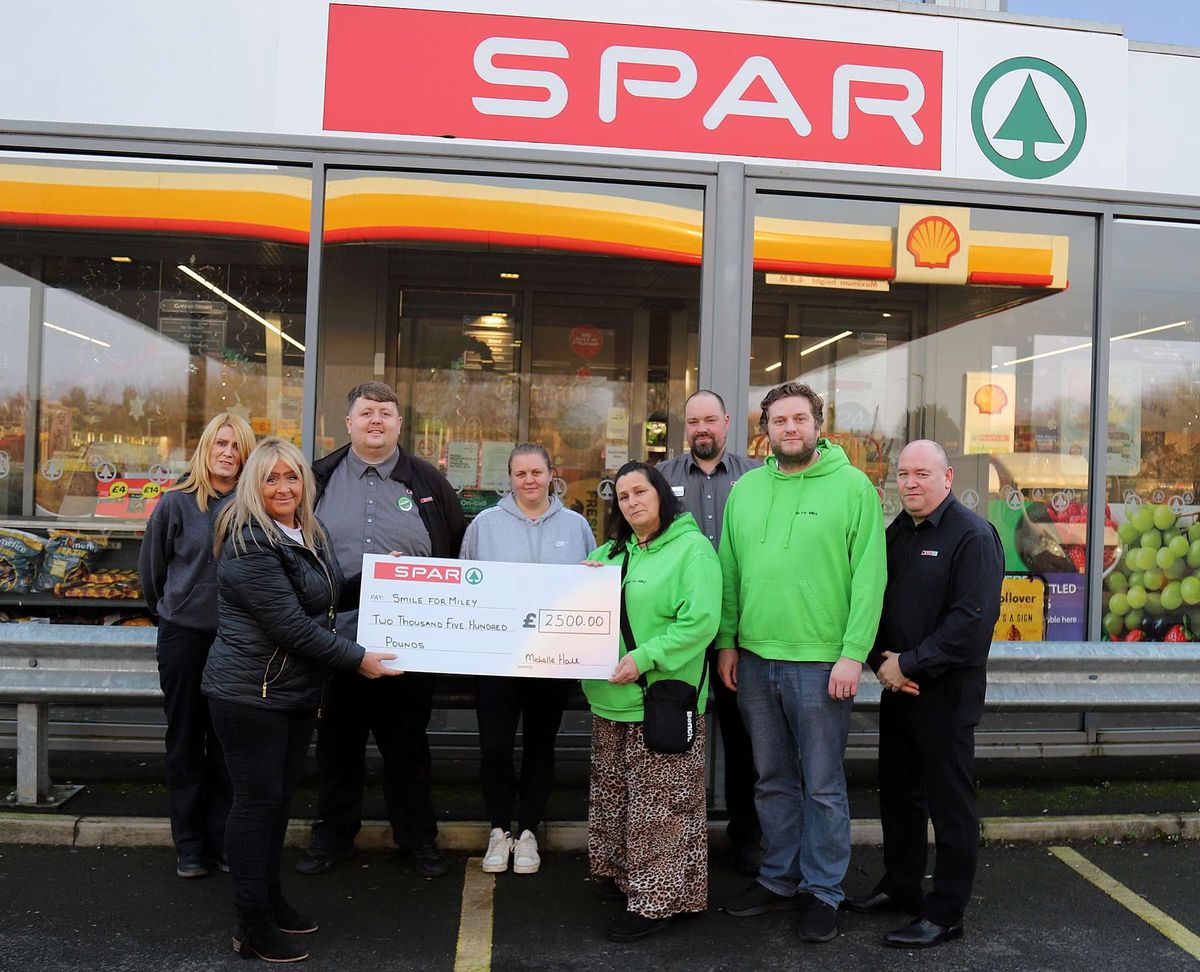 West Cumbria SPAR charity fundraising