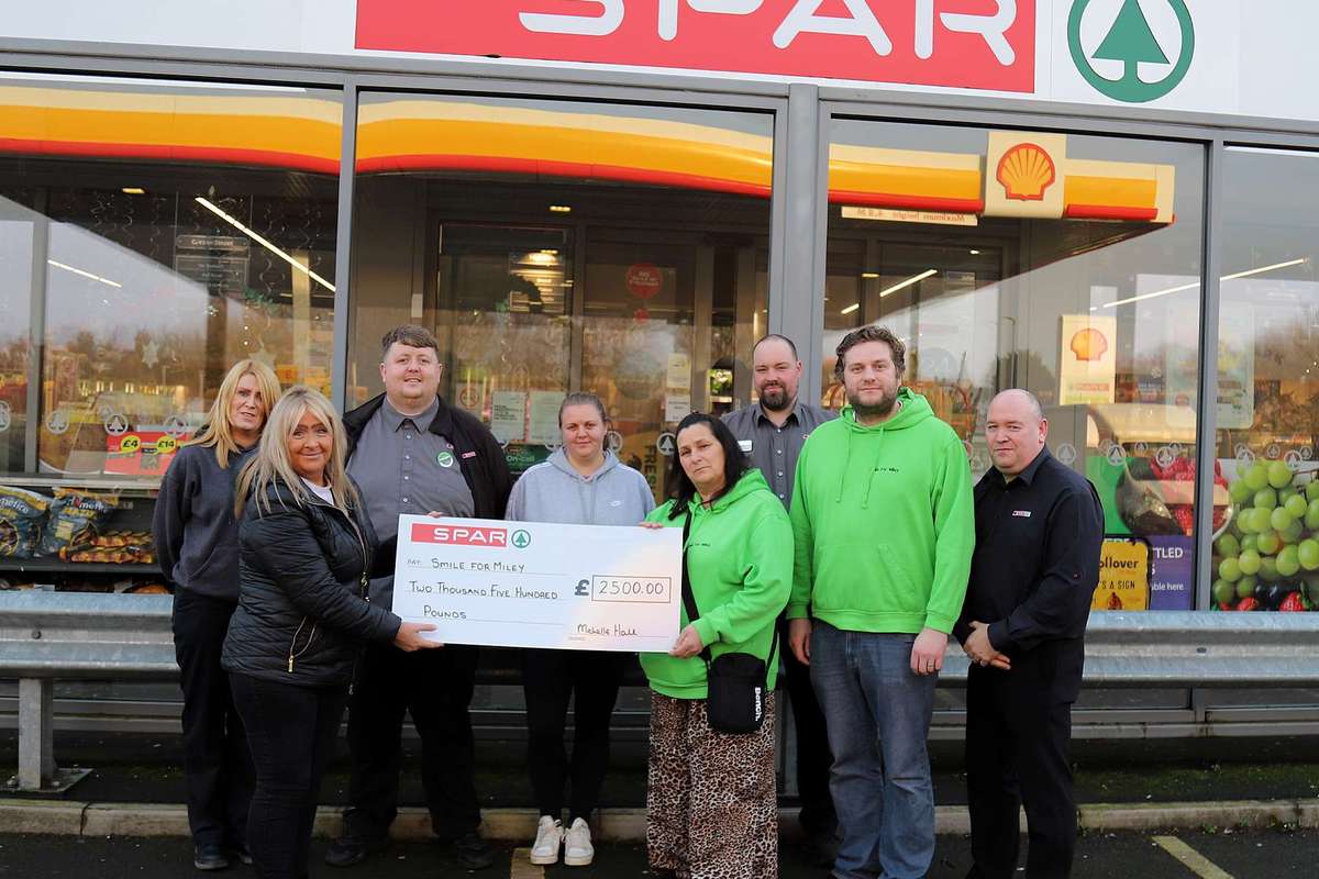 West Cumbria SPAR charity fundraising