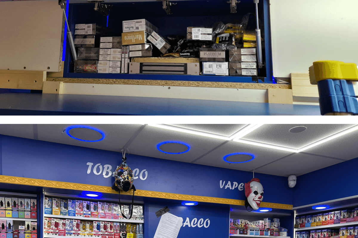 Weymouth shop closed illegal tobacco