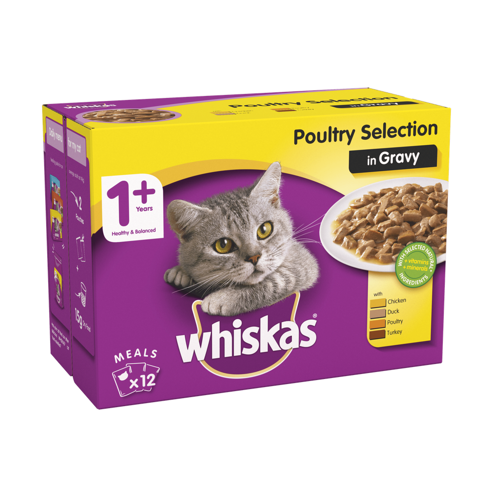 Whiskas 1 Cat Pouches Poultry Selection in Jelly