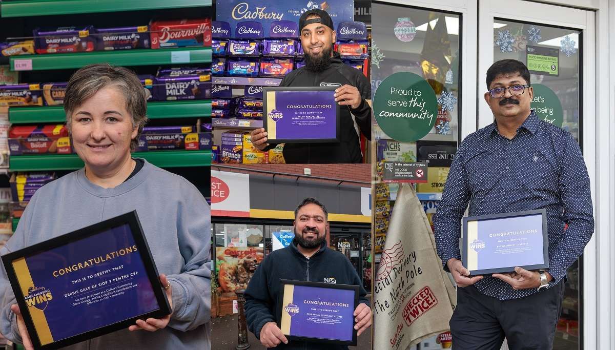 Winners of Cadbury Community Game Changers retailer competition