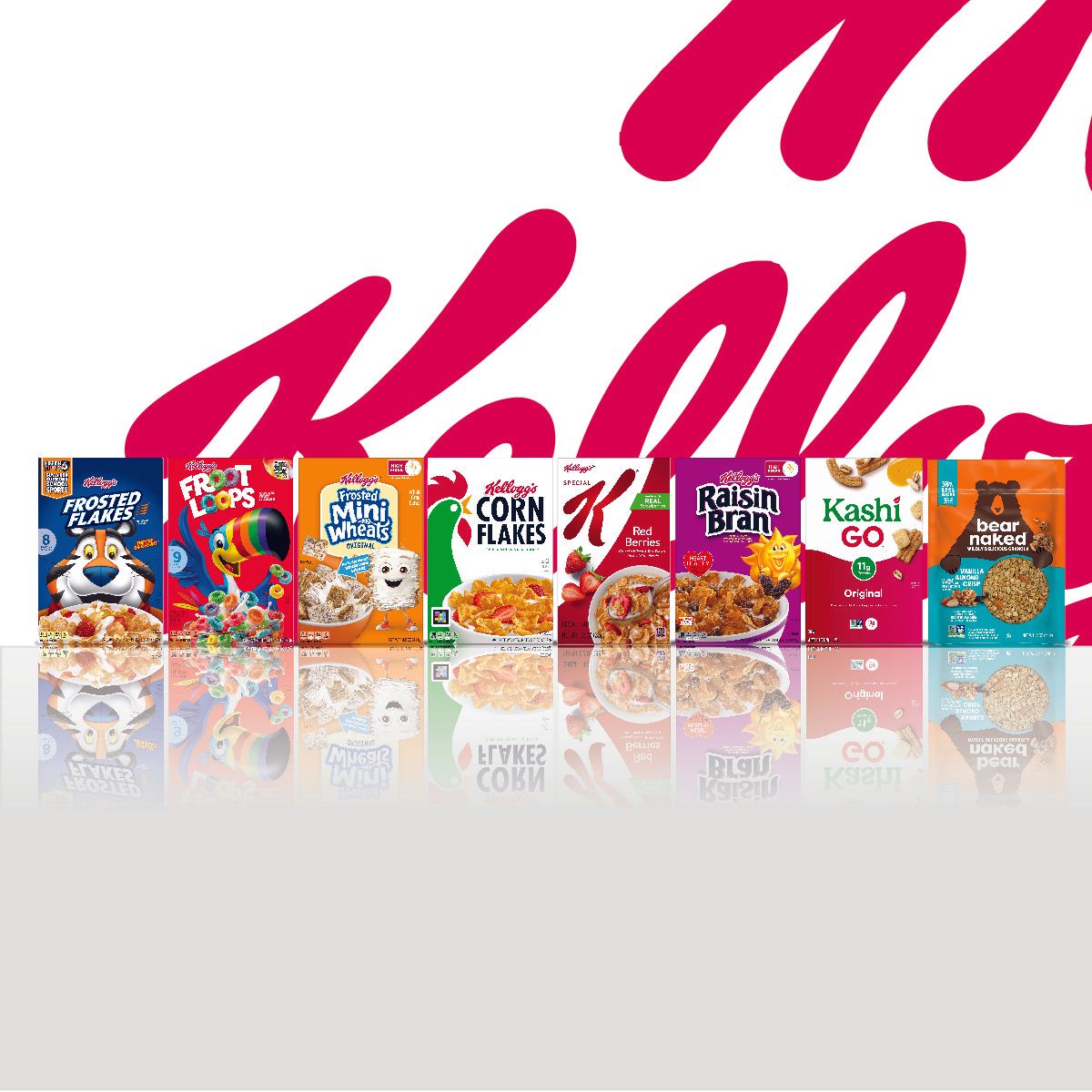 WK Kellogg Co cereal brands acquired by Ferrero, including Frosted Flakes and Special K