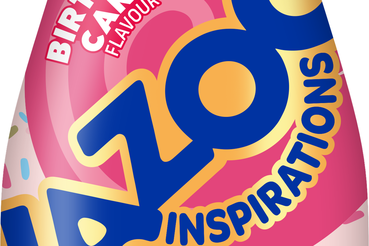 YAZOO Inspirations Birthday Cake and Caramel Blondie milkshakes in recycled bottles, 2025 launch