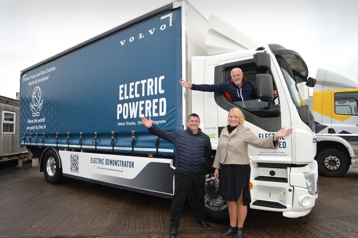 Scottish wholesalers partner Volvo to launch trial of new electric truck