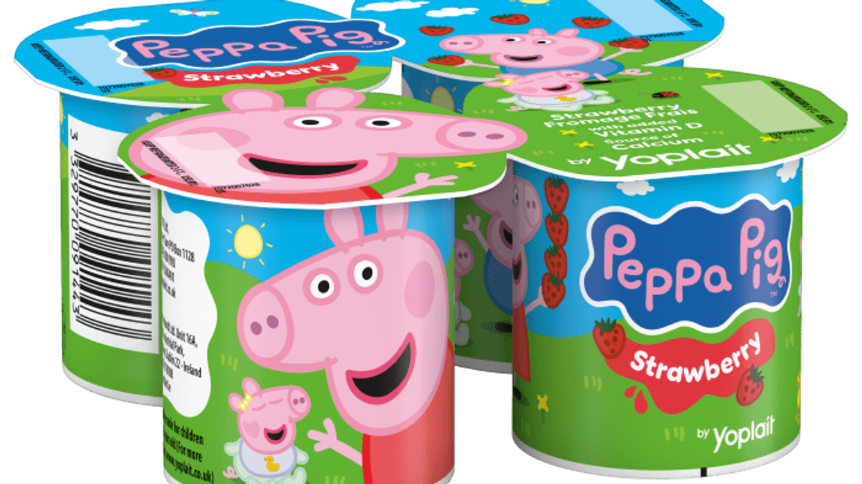 Yoplait Peppa Pig yoghurt range UK