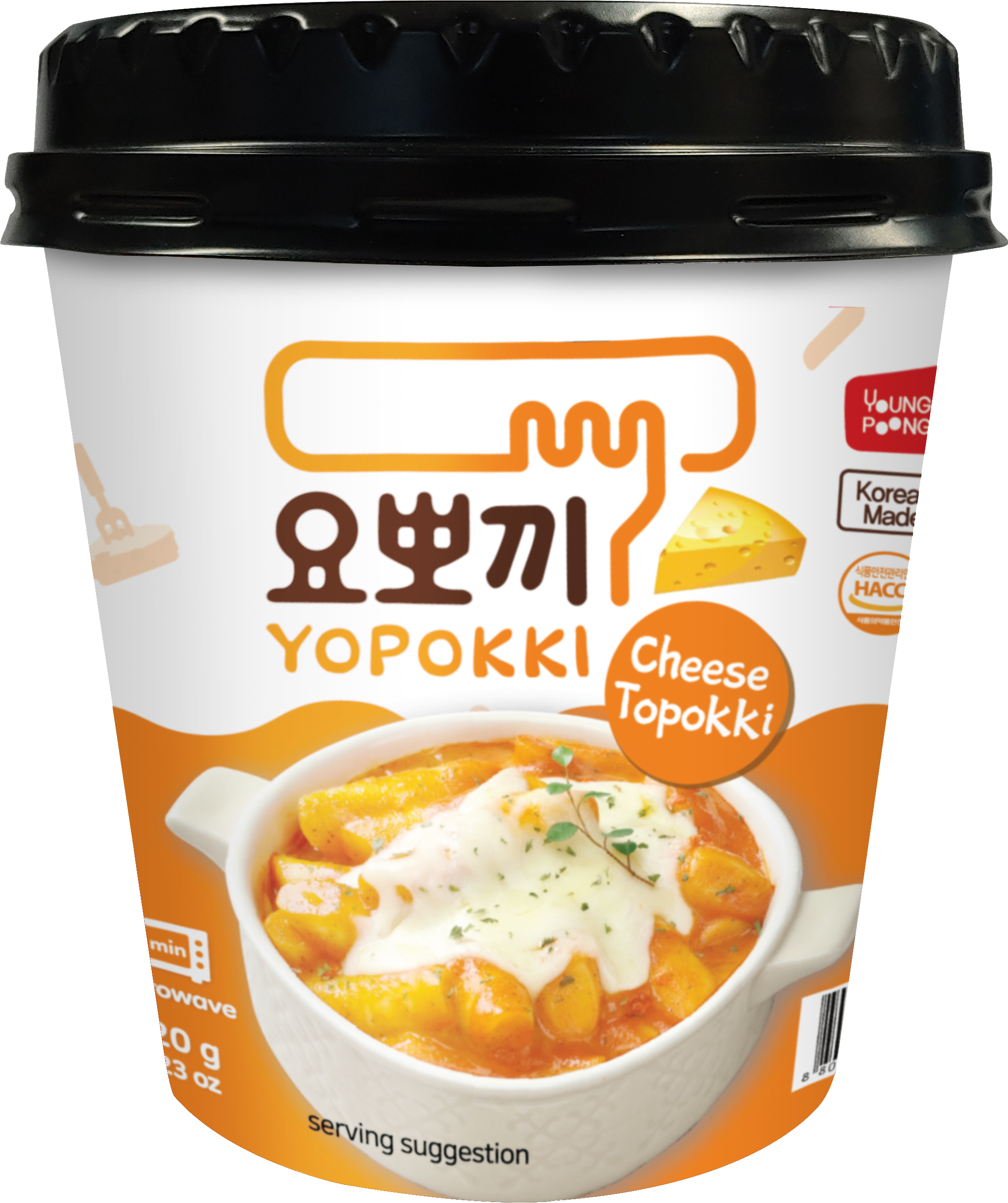 Yopokki cheese topokki