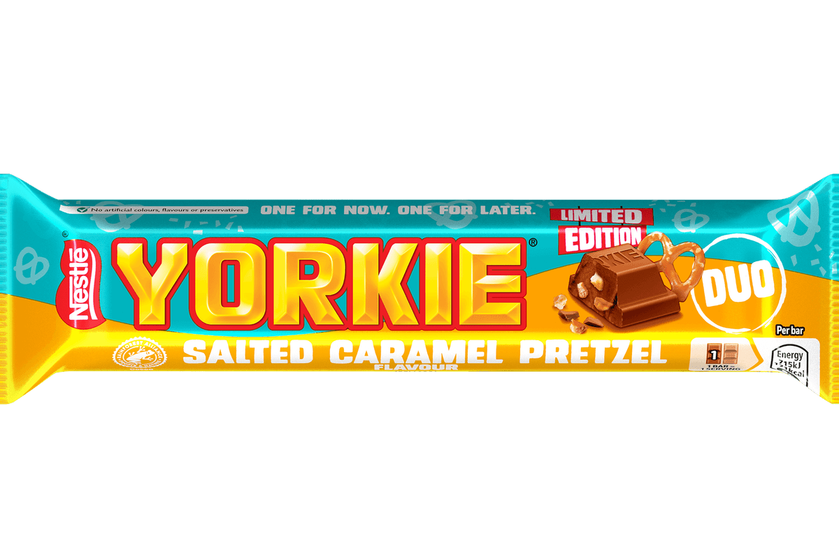 Yorkie Salted Caramel Pretzel Duo