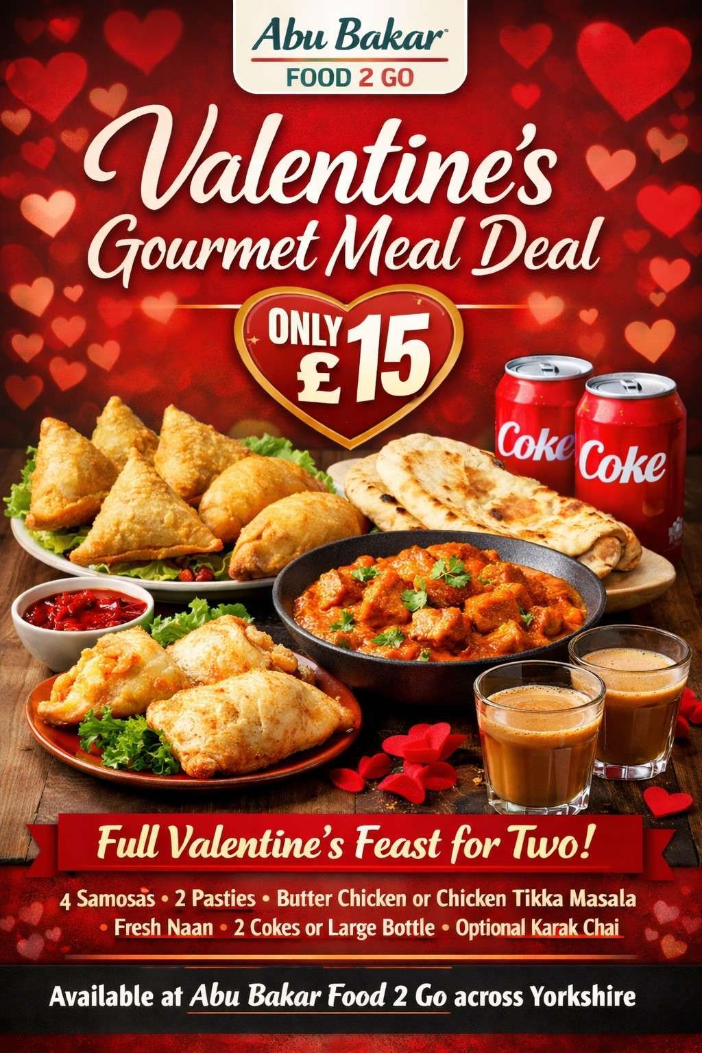 Yorkshire store Valentine’s Day feast offer