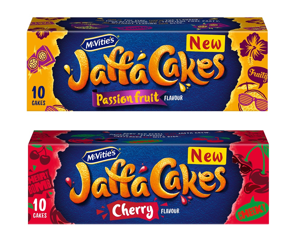 McVitie’s Jaffa Cakes gets two new fruity flavours
