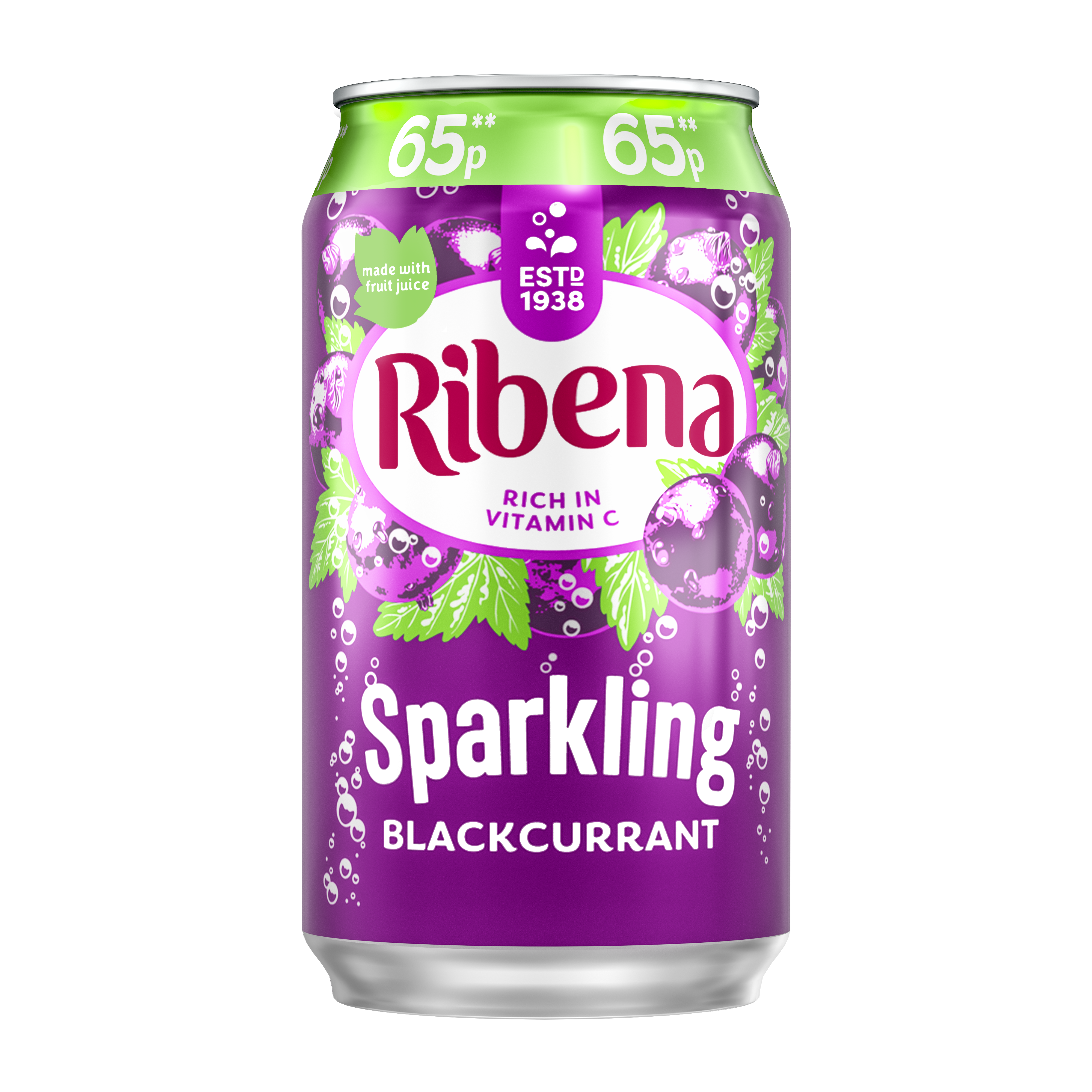 Ribena adds New Year sparkle with single can format