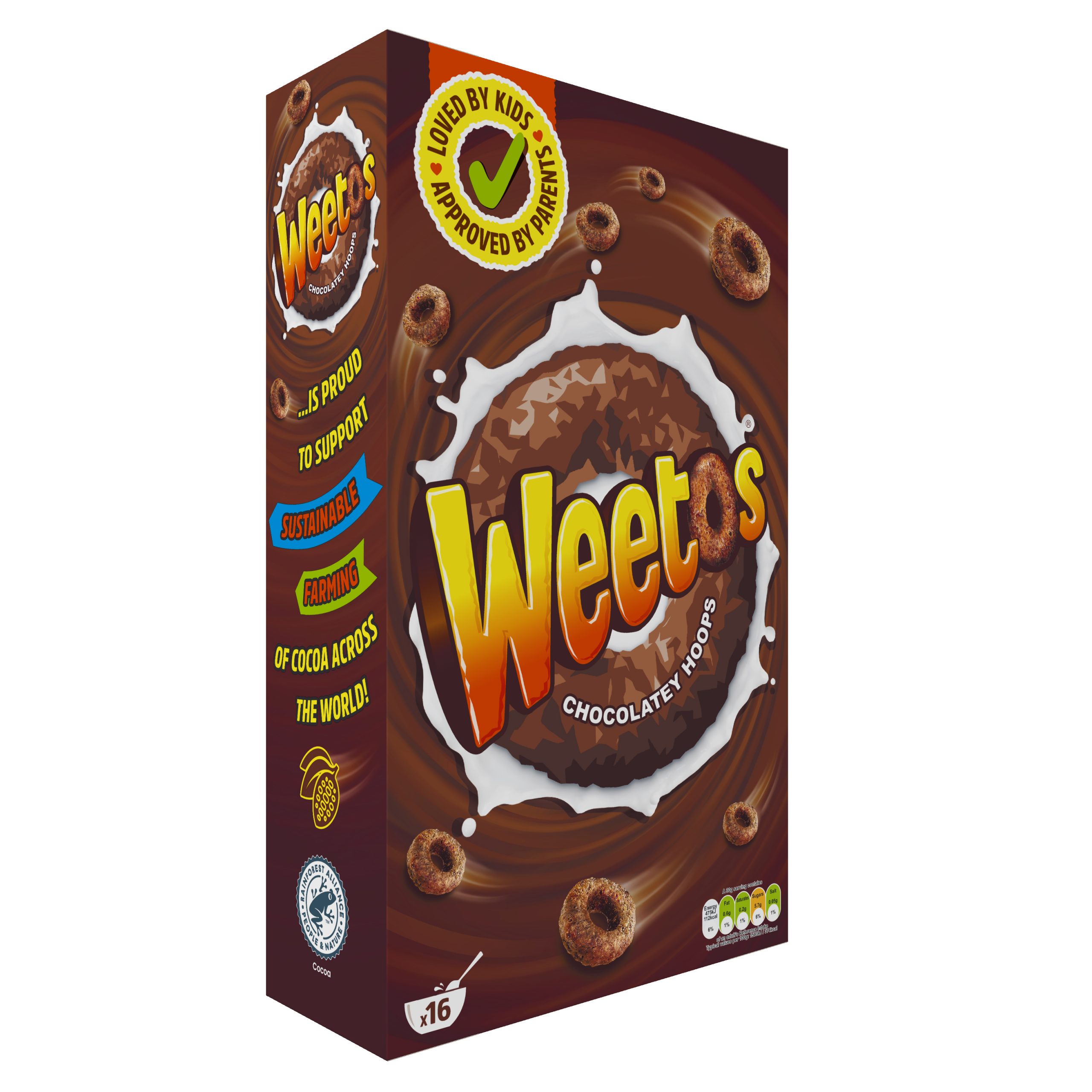 New look and sustainable cocoa for fast-growing Weetos