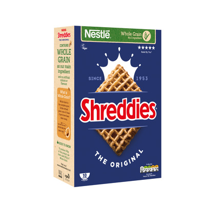 Nestlé Cereals unveils new on-pack design for Shreddies