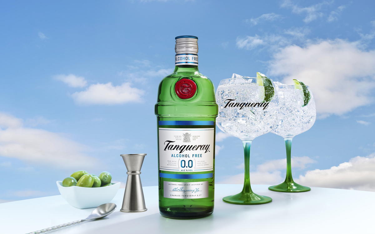 Diageo launches alcohol free Tanqueray 0.0%