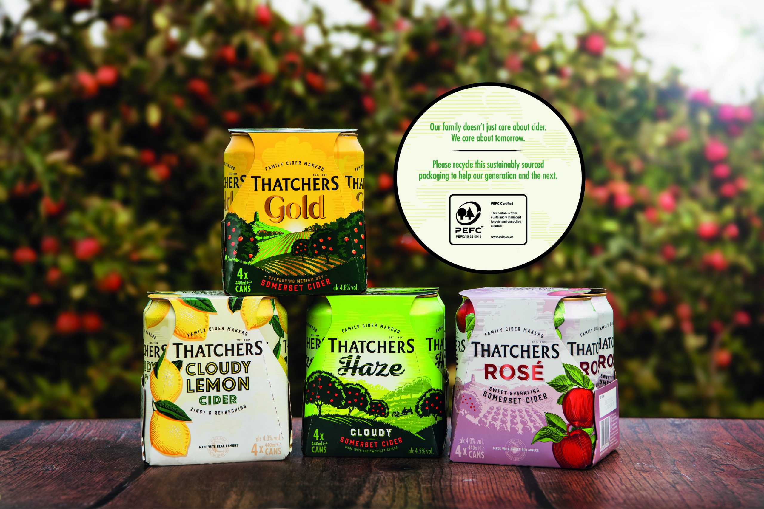 Thatchers cider: 20m plastic rings saved in a year