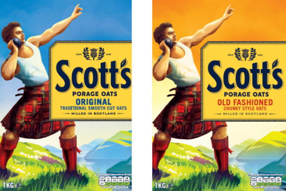 Scott’s Oats revamps packaging as part of new, modern look
