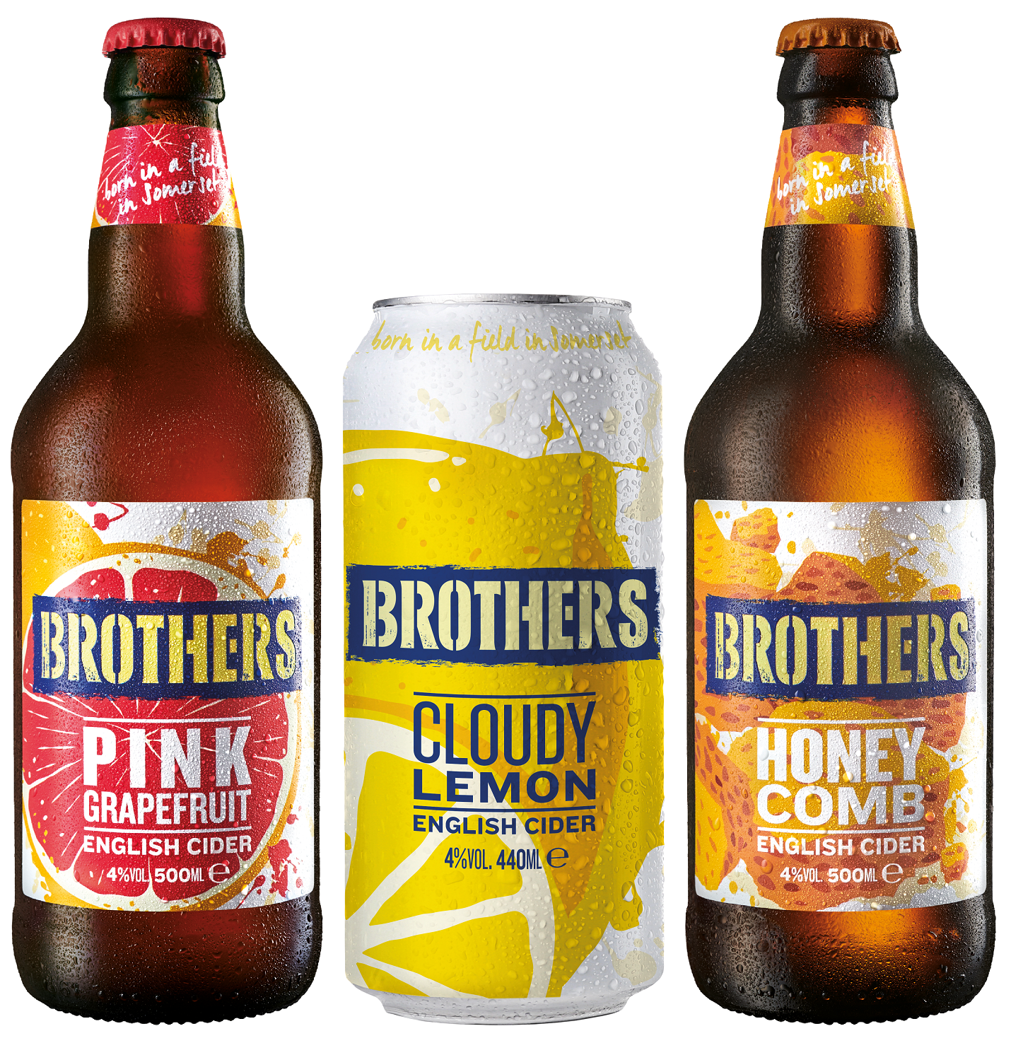 Brothers Cider launches two new flavours and brings back Cloudy Lemon