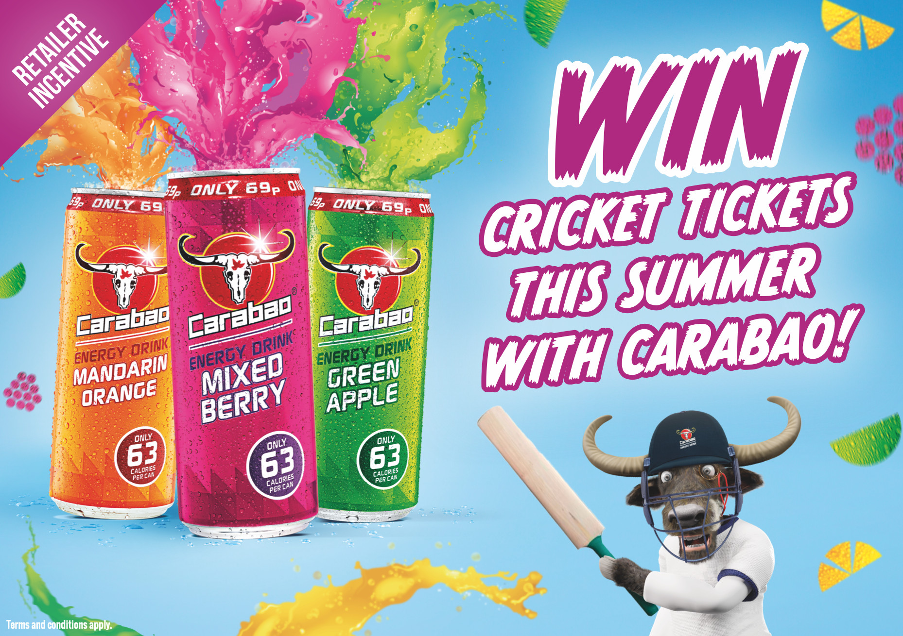 Carabao launches retailer ticket promo for 2021 England cricket