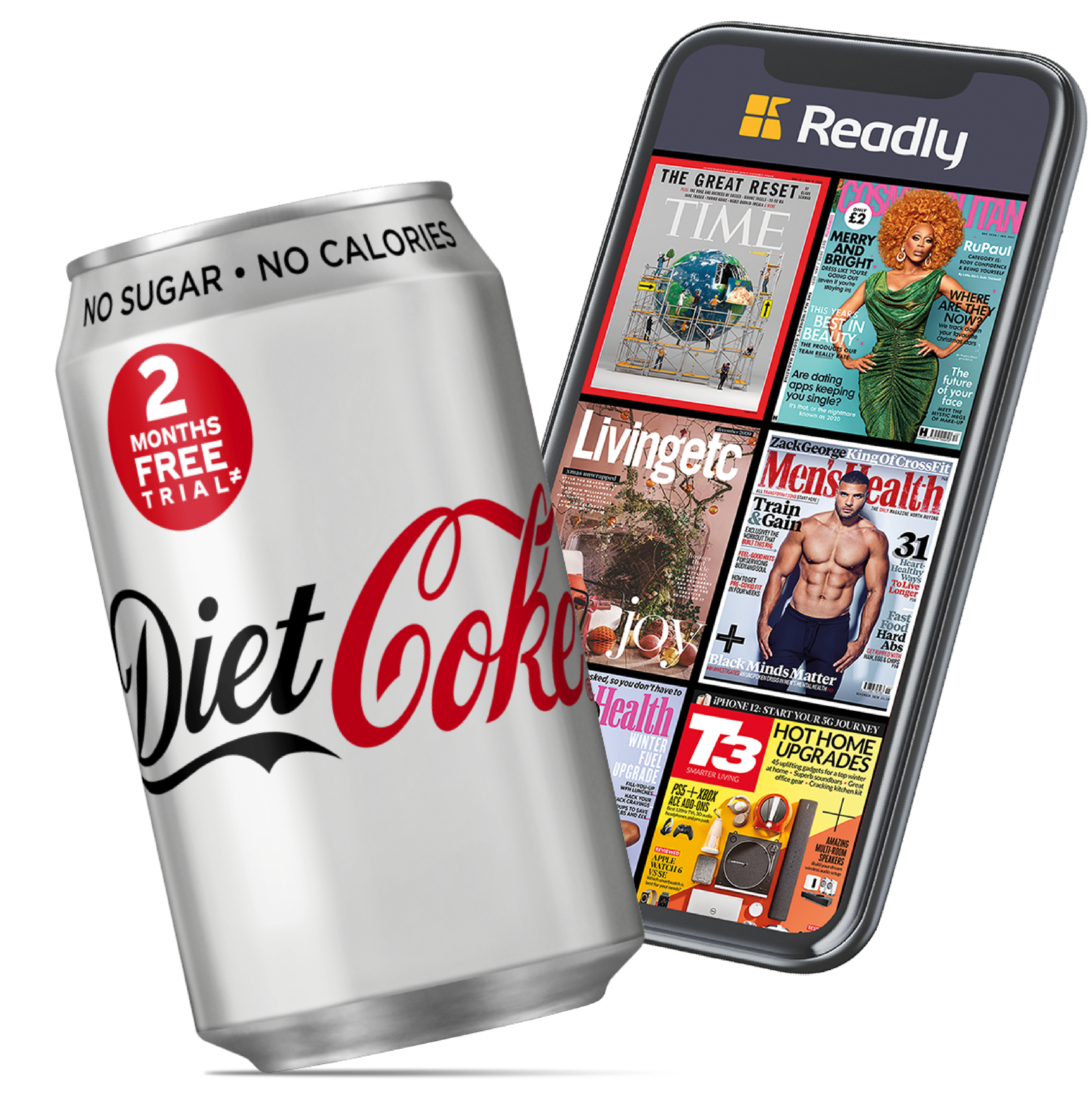 Diet Coke teams up with Readly for on-pack promotion