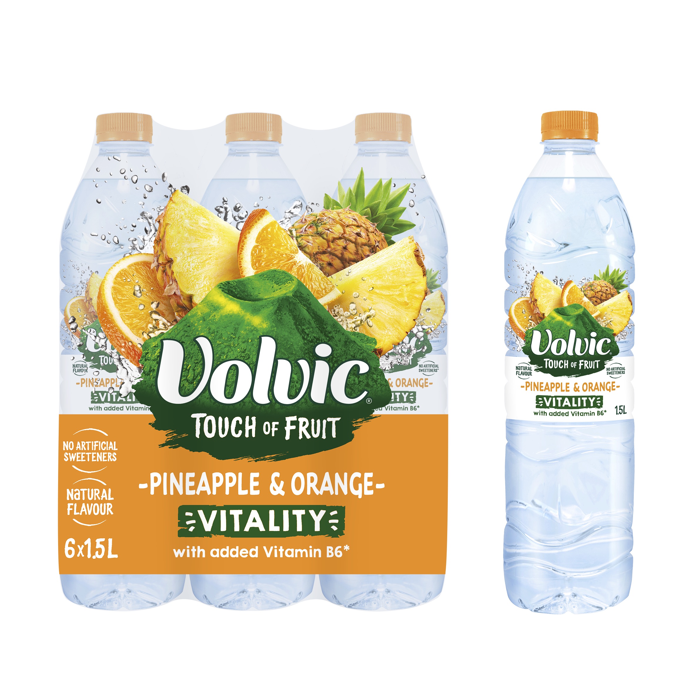 Volvic Touch Of Fruit launches new Pineapple and Orange flavour