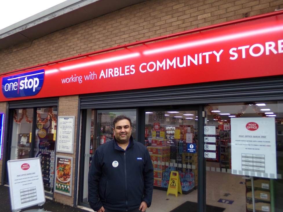 Home deliveries make up 25 per cent of sales at this Motherwell store