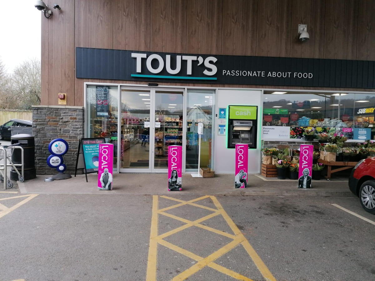 TOUT’S stores turn pink celebrating local producers