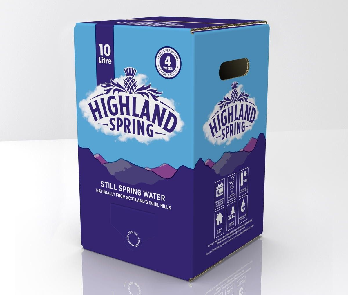 Highland Spring unveils new 10 litre pack with a ‘colourful’ conversation on hydration   