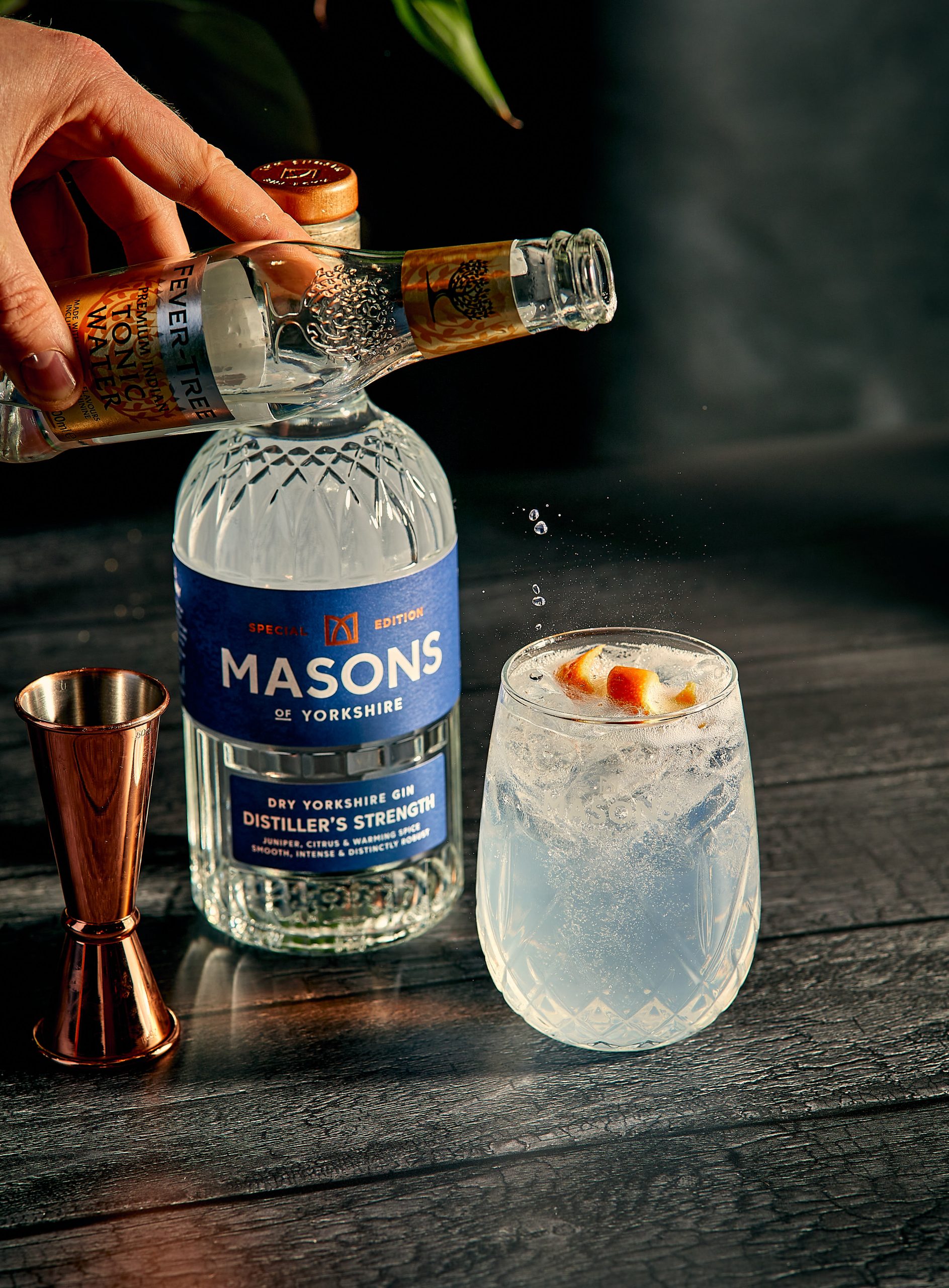 New distiller’s strength high-proof gin from Masons of Yorkshire