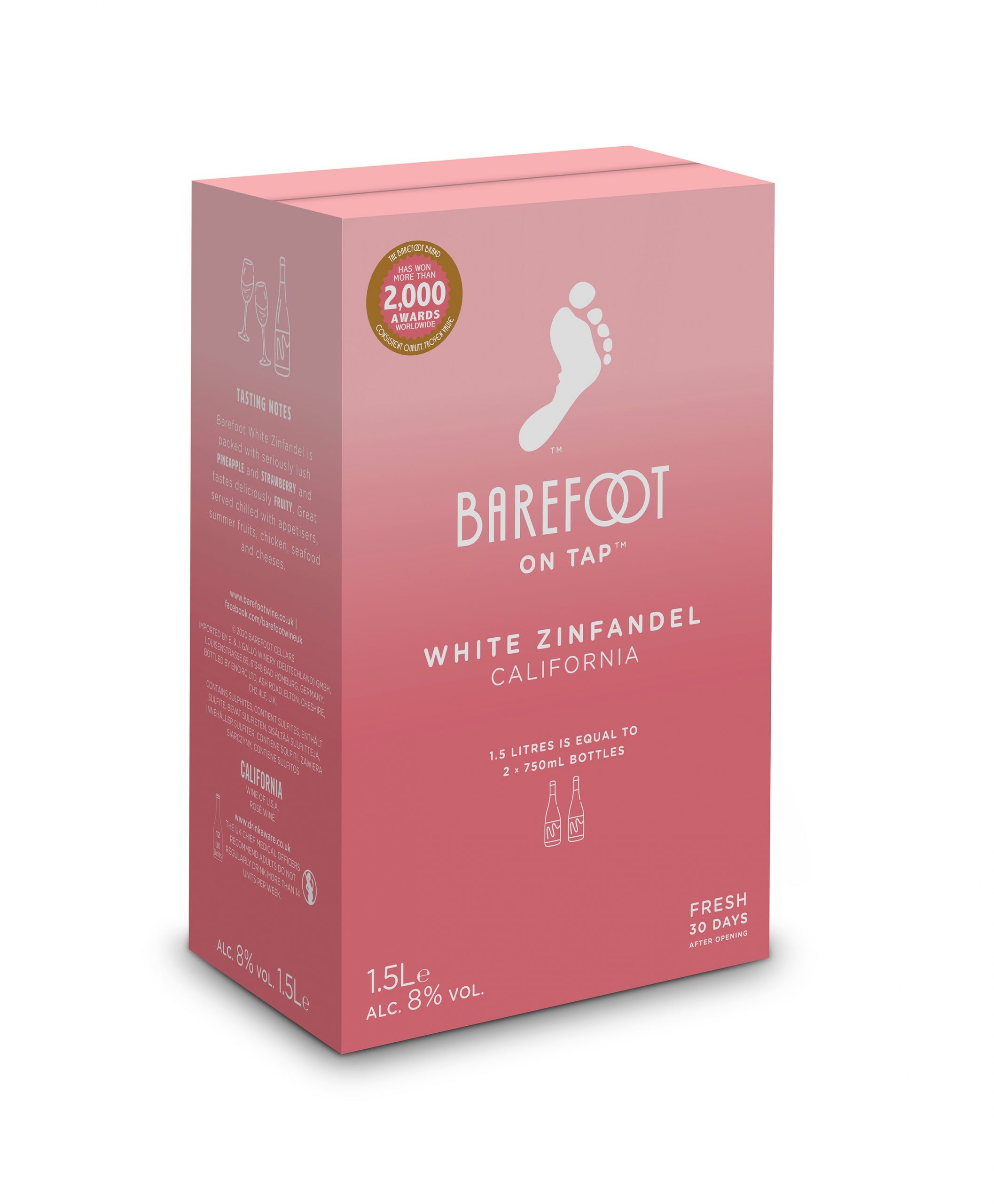 Barefoot launches Bag-In-Box wine range