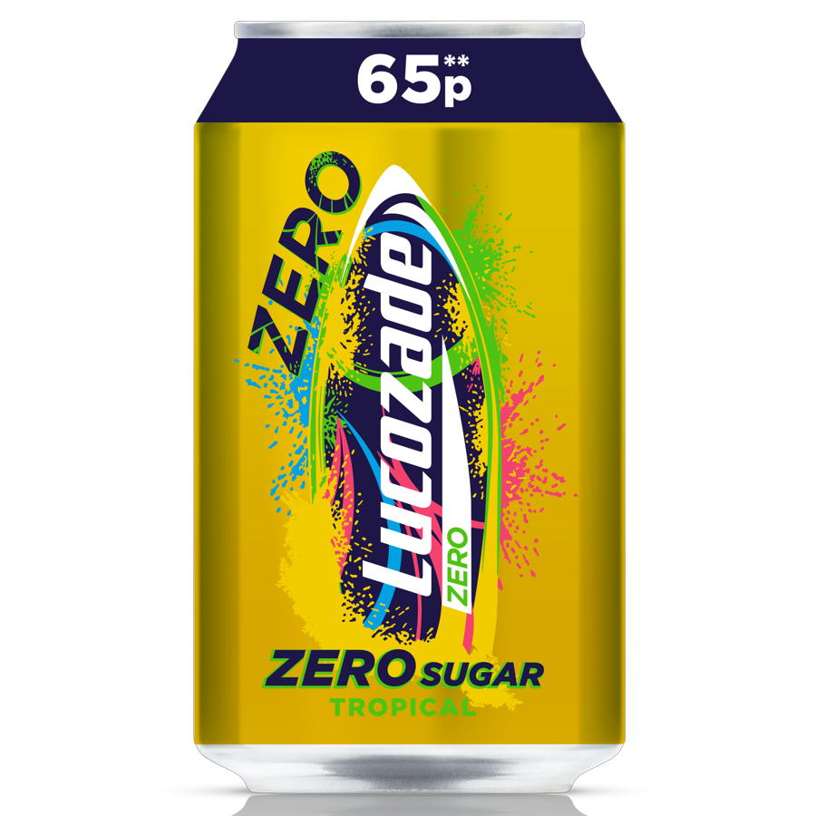 Lucozade unveils can format for Zero range