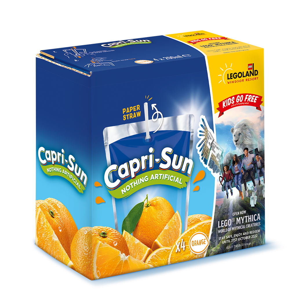 Capri-Sun launches Legoland on-pack promotion