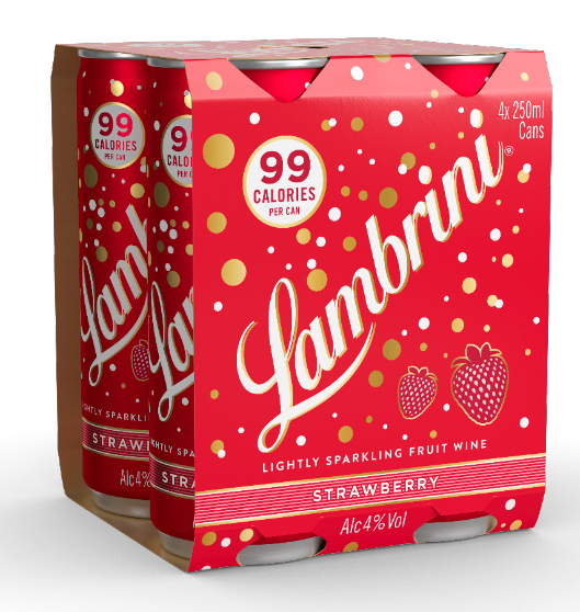 Lambrini launches new four-pack cans format