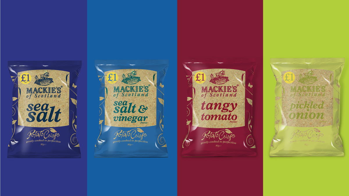 Mackie’s Crisps unveils new £1 PMP sharing bags