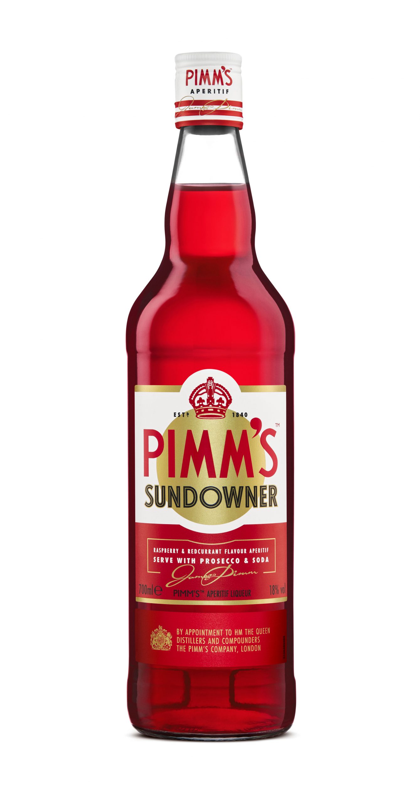 Diageo – updated Pimm’s bottle design; new campaign and drink: the Sundowner