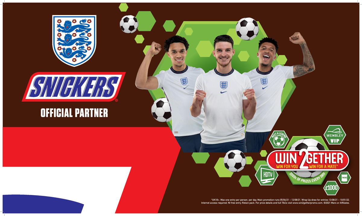 Mars Wrigley UK unveils new on-pack football promotion, Win2Gether