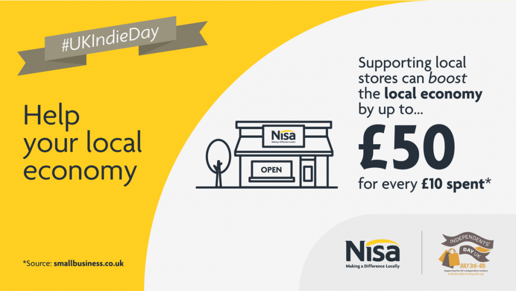 Nisa backs this weekend's Independents’ Day campaign