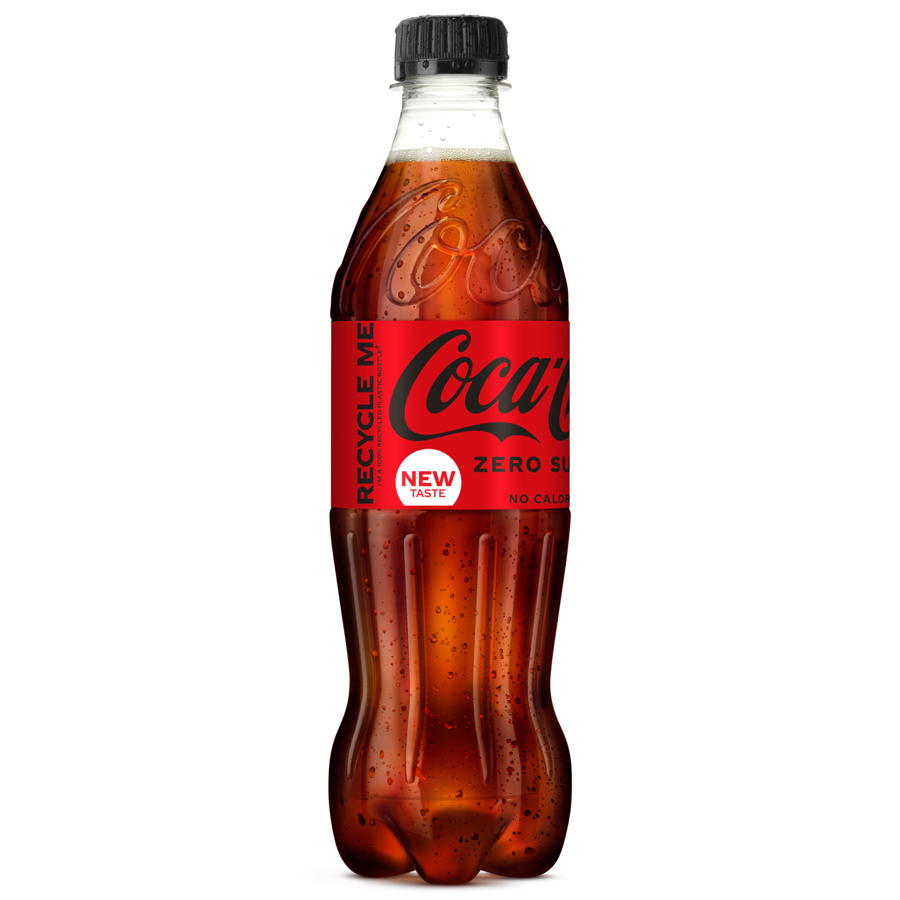 Coca-Cola transitions to 100% recycled plastic in all on-the-go bottles sold in Britain